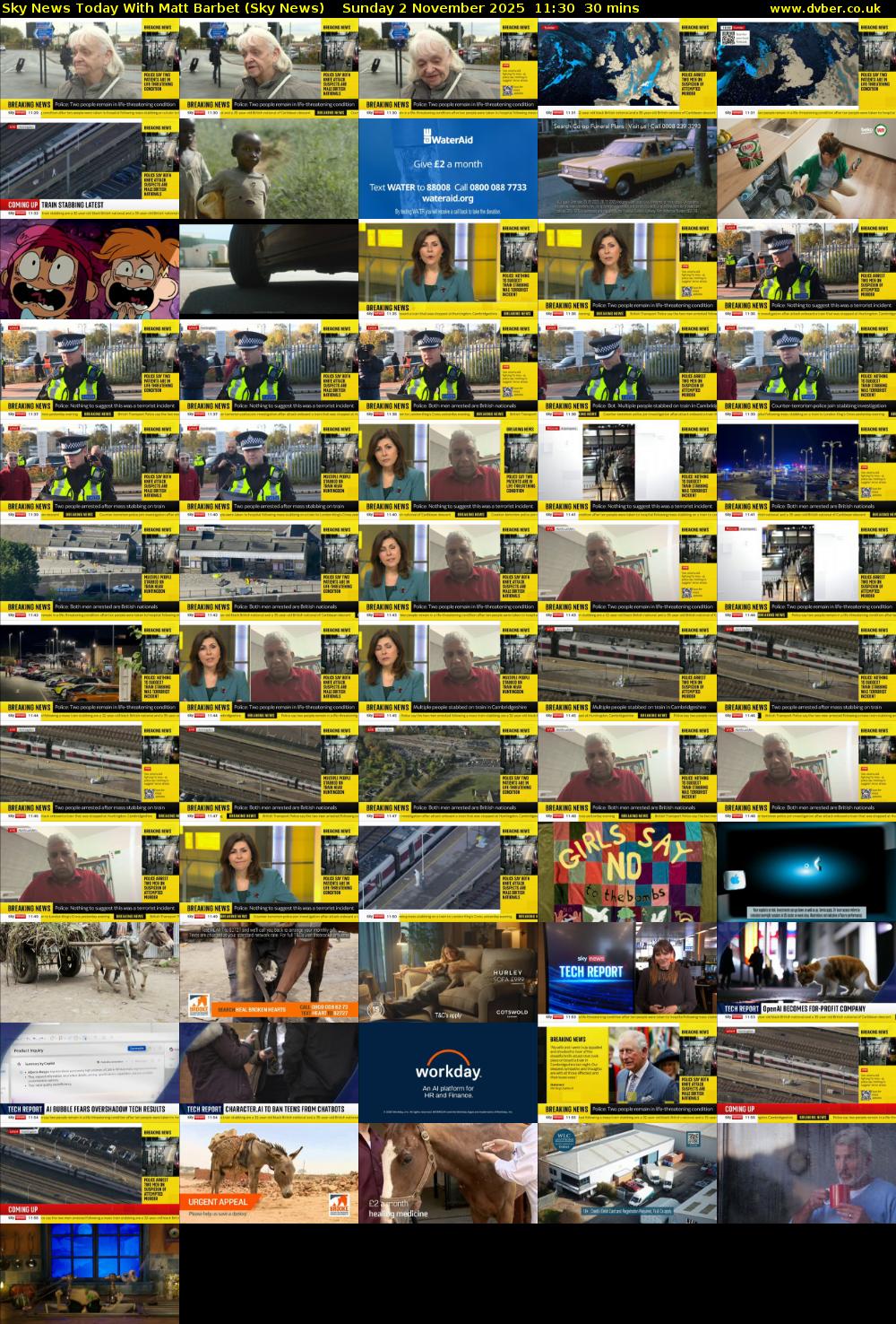 Sky News Today With Matt Barbet (Sky News) Sunday 2 November 2025 11:30 - 12:00