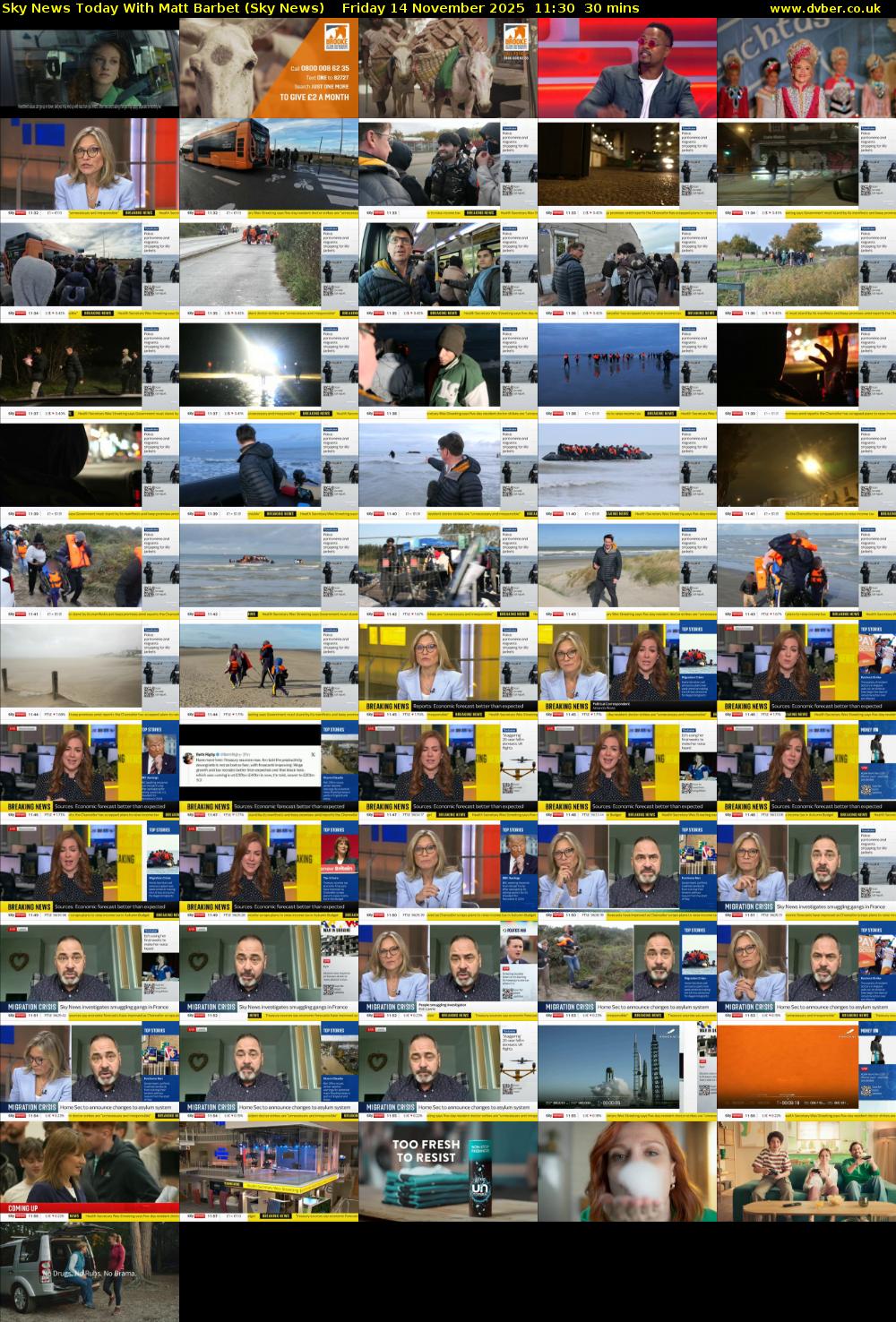 Sky News Today With Matt Barbet (Sky News) Friday 14 November 2025 11:30 - 12:00