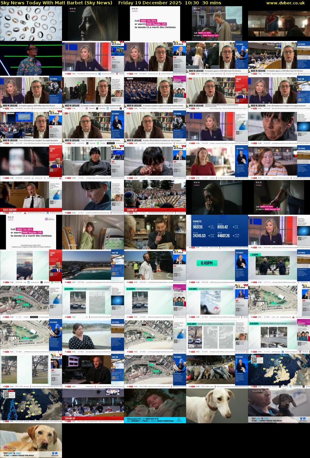 Sky News Today With Matt Barbet (Sky News) Friday 19 December 2025 10:30 - 11:00