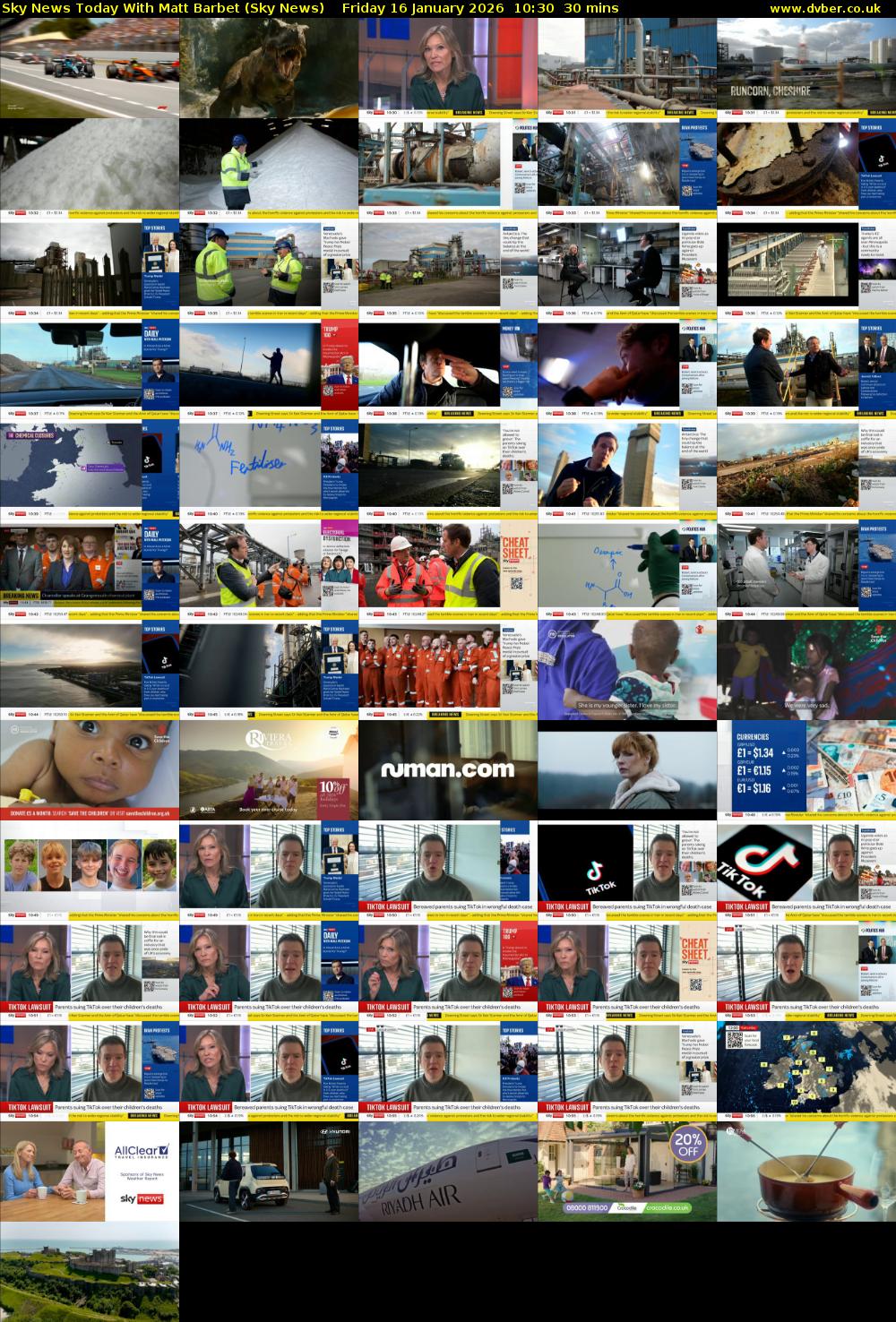 Sky News Today With Matt Barbet (Sky News) Friday 16 January 2026 10:30 - 11:00
