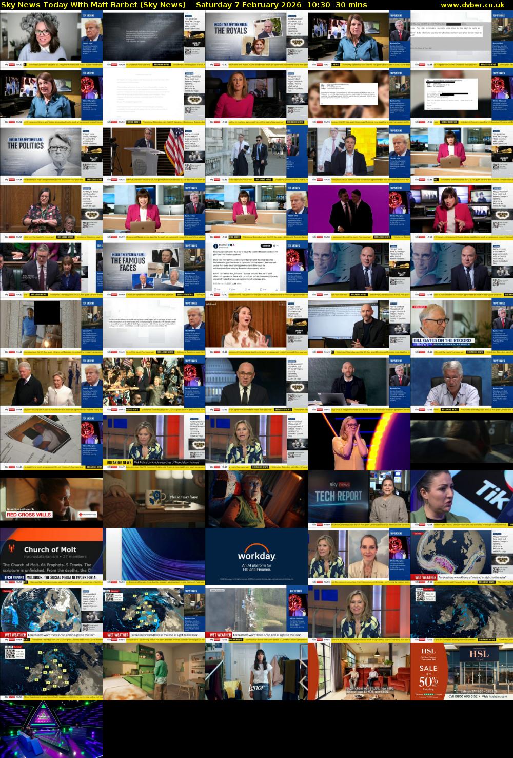 Sky News Today With Matt Barbet (Sky News) Saturday 7 February 2026 10:30 - 11:00