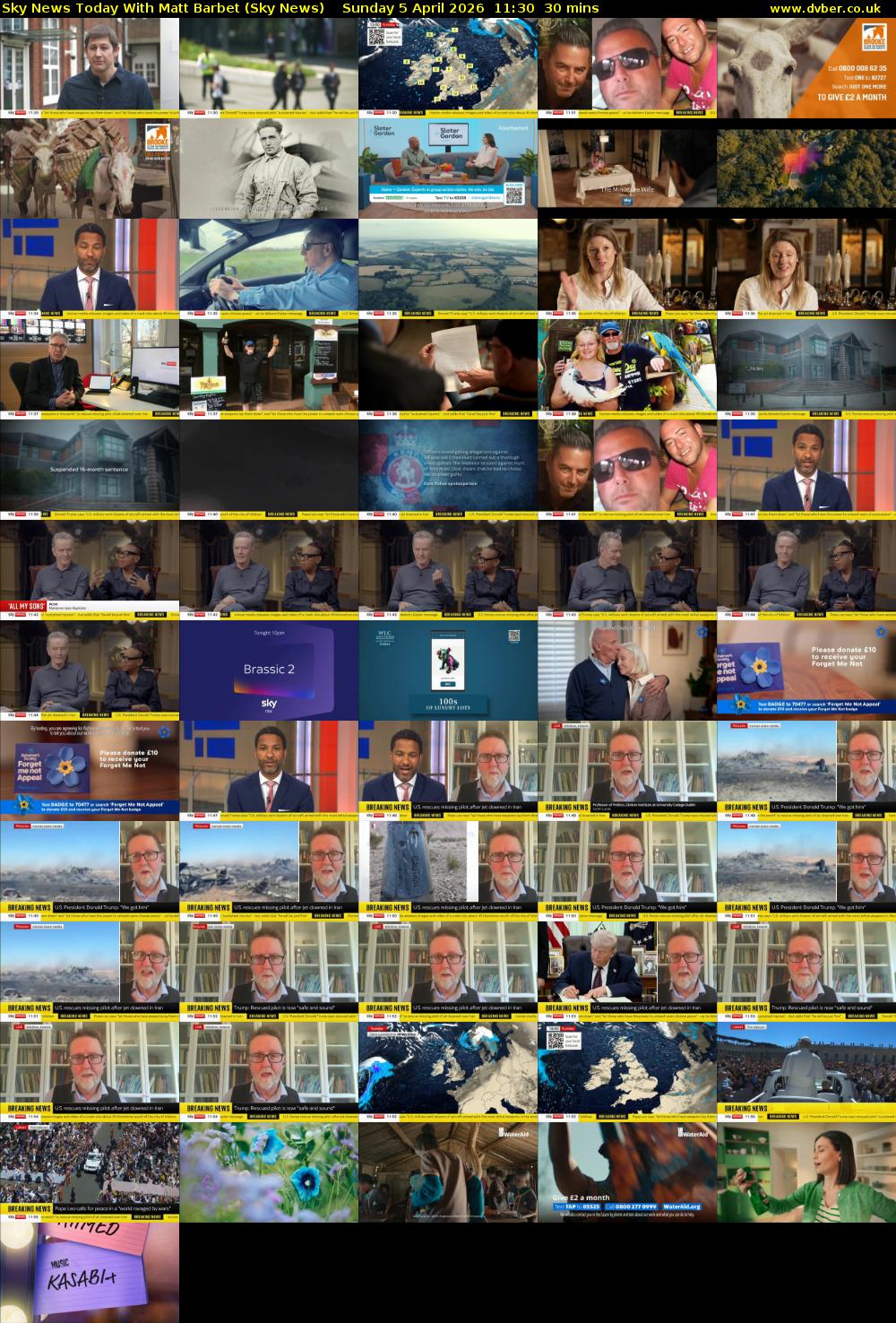 Sky News Today With Matt Barbet (Sky News) Sunday 5 April 2026 11:30 - 12:00