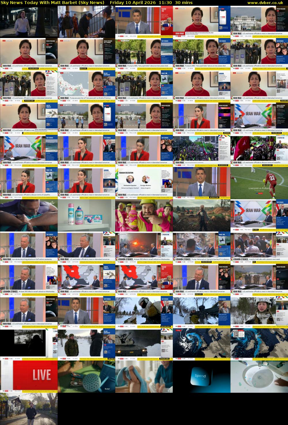 Sky News Today With Matt Barbet (Sky News) Friday 10 April 2026 11:30 - 12:00