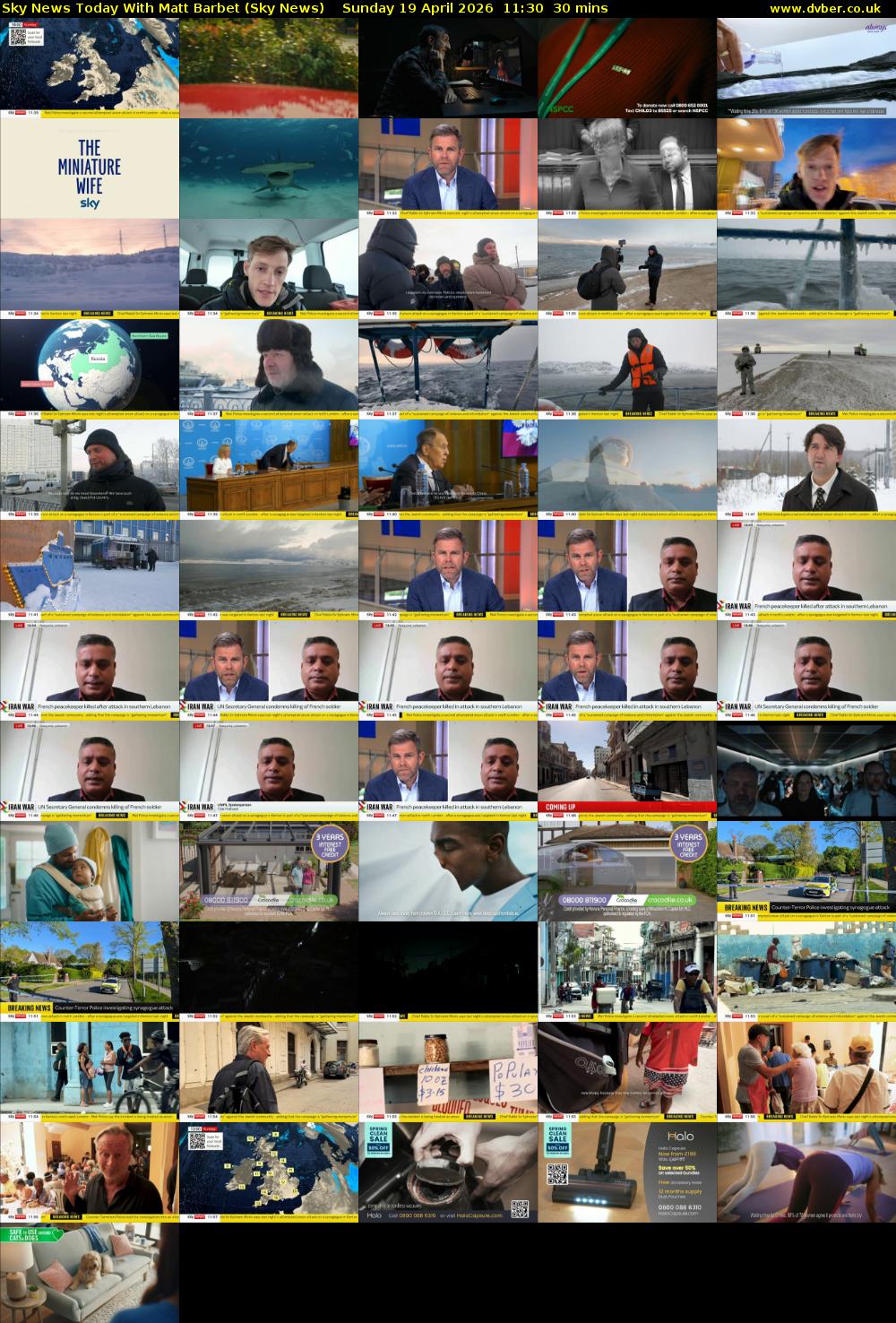 Sky News Today With Matt Barbet (Sky News) Sunday 19 April 2026 11:30 - 12:00