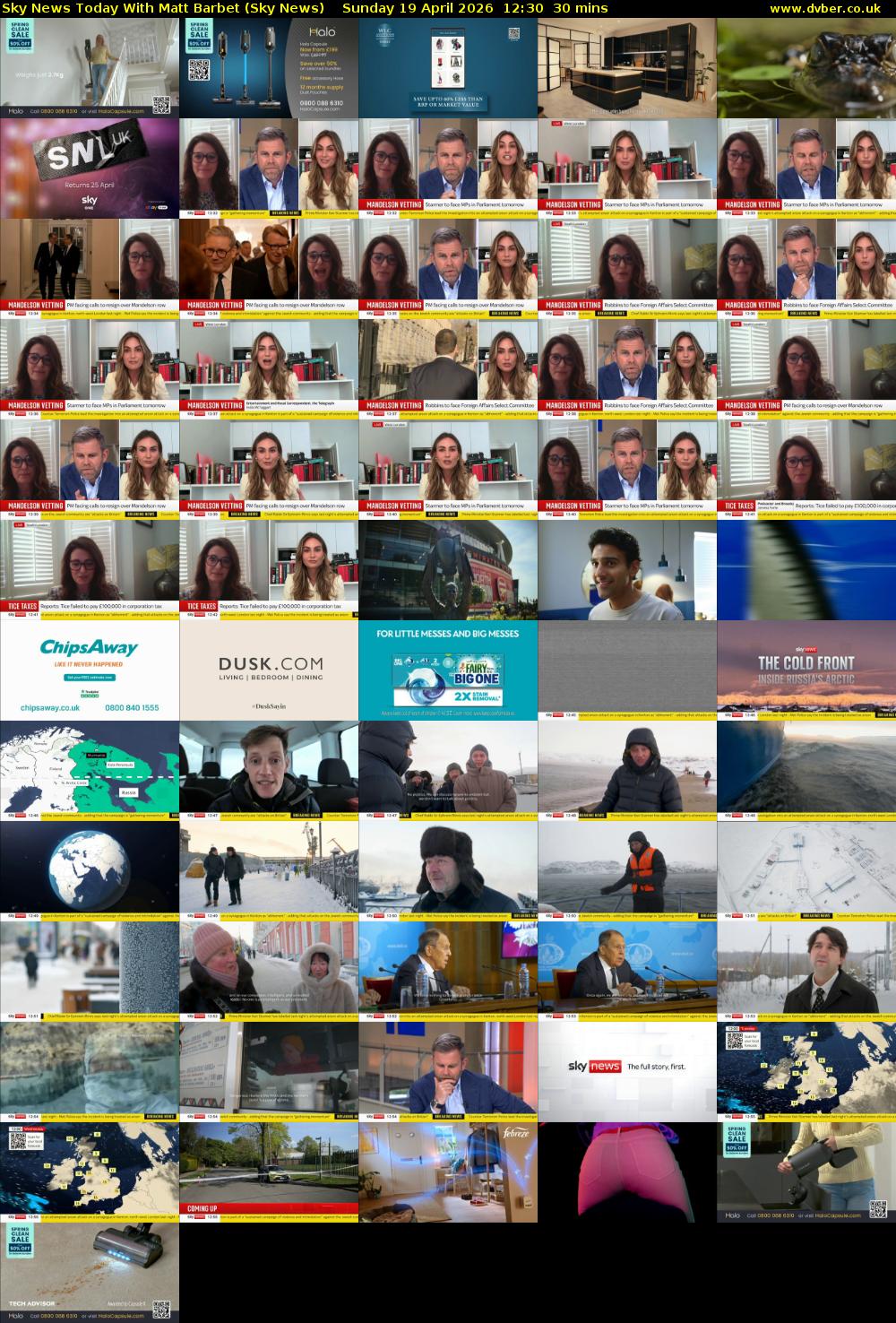 Sky News Today With Matt Barbet (Sky News) Sunday 19 April 2026 12:30 - 13:00