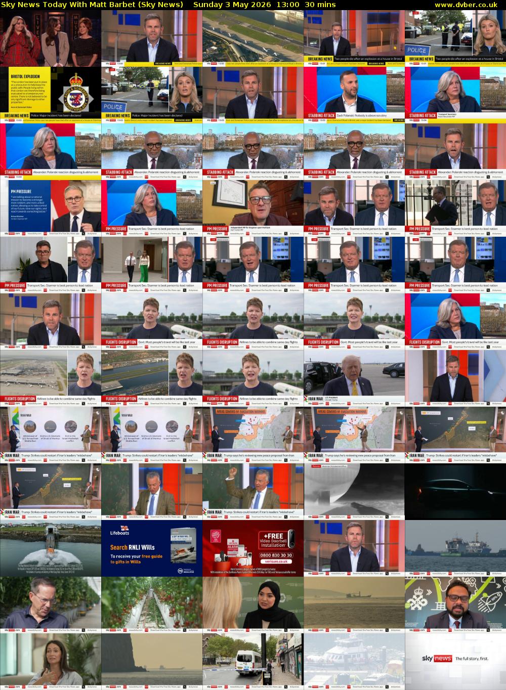Sky News Today With Matt Barbet (Sky News) Sunday 3 May 2026 13:00 - 13:30