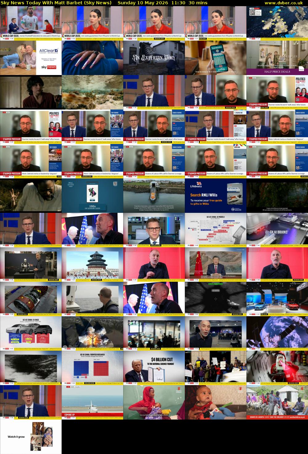Sky News Today With Matt Barbet (Sky News) Sunday 10 May 2026 11:30 - 12:00