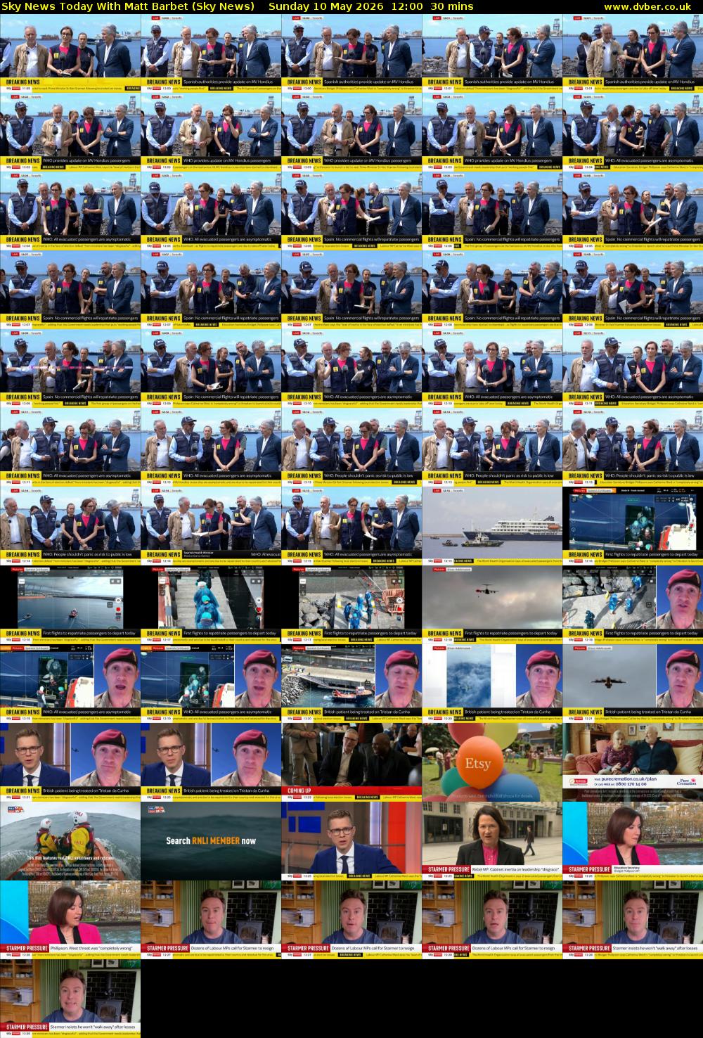 Sky News Today With Matt Barbet (Sky News) Sunday 10 May 2026 12:00 - 12:30