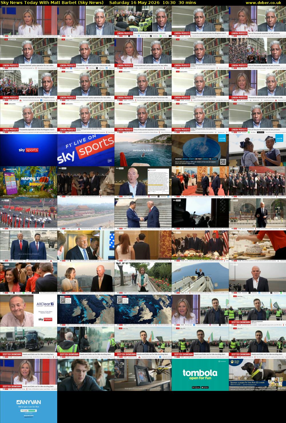 Sky News Today With Matt Barbet (Sky News) Saturday 16 May 2026 10:30 - 11:00