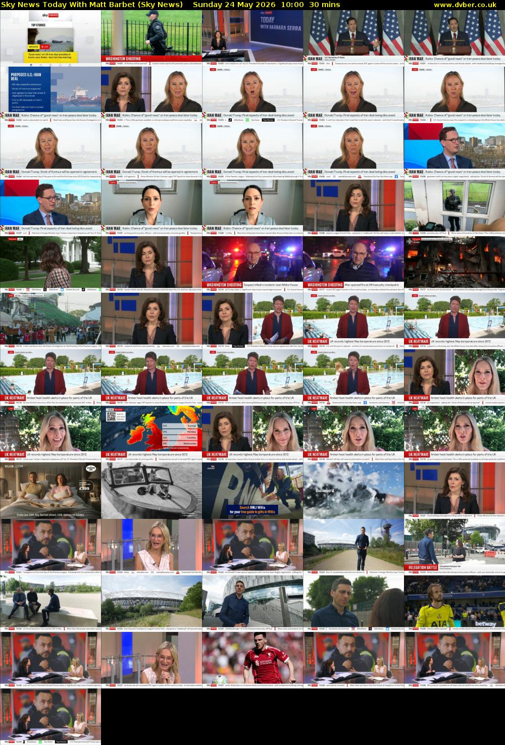 Sky News Today With Matt Barbet (Sky News) Sunday 24 May 2026 10:00 - 10:30