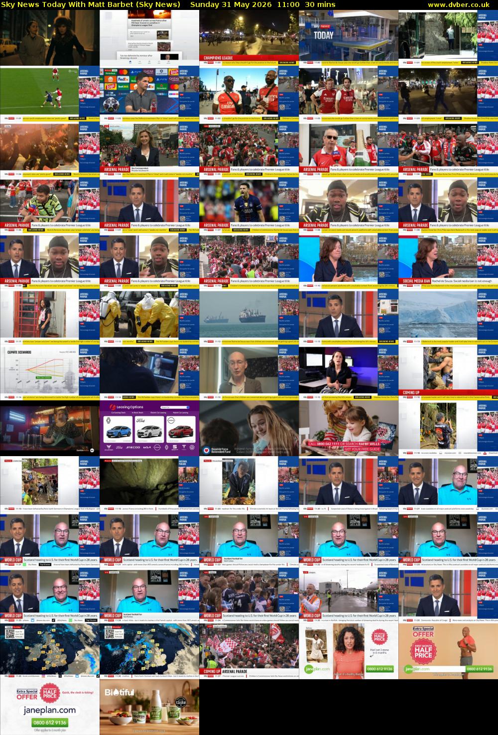 Sky News Today With Matt Barbet (Sky News) Sunday 31 May 2026 11:00 - 11:30
