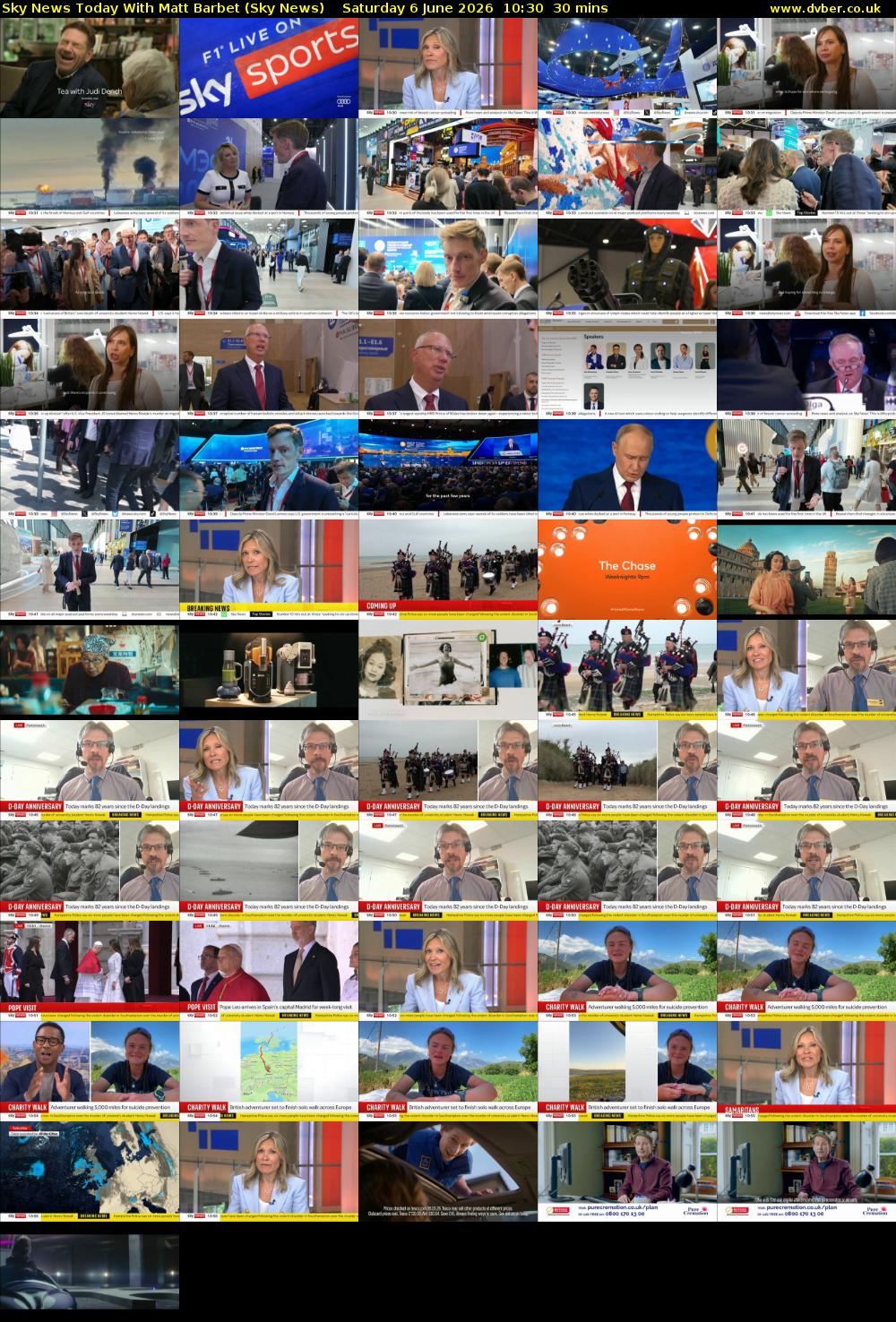 Sky News Today With Matt Barbet (Sky News) Saturday 6 June 2026 10:30 - 11:00