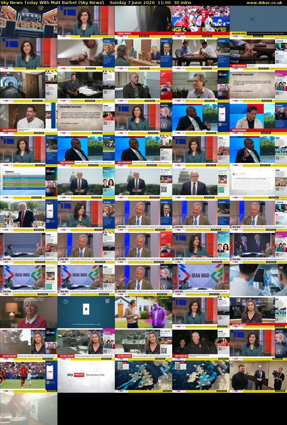 Sky News Today With Matt Barbet (Sky News) Sunday 7 June 2026 11:00 - 11:30