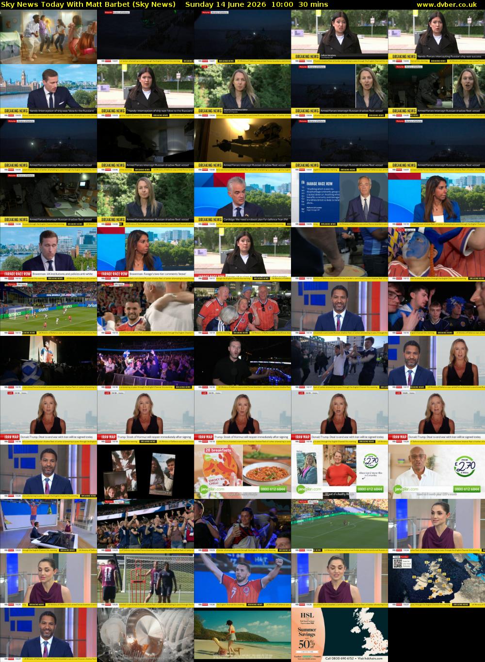 Sky News Today With Matt Barbet (Sky News) Sunday 14 June 2026 10:00 - 10:30