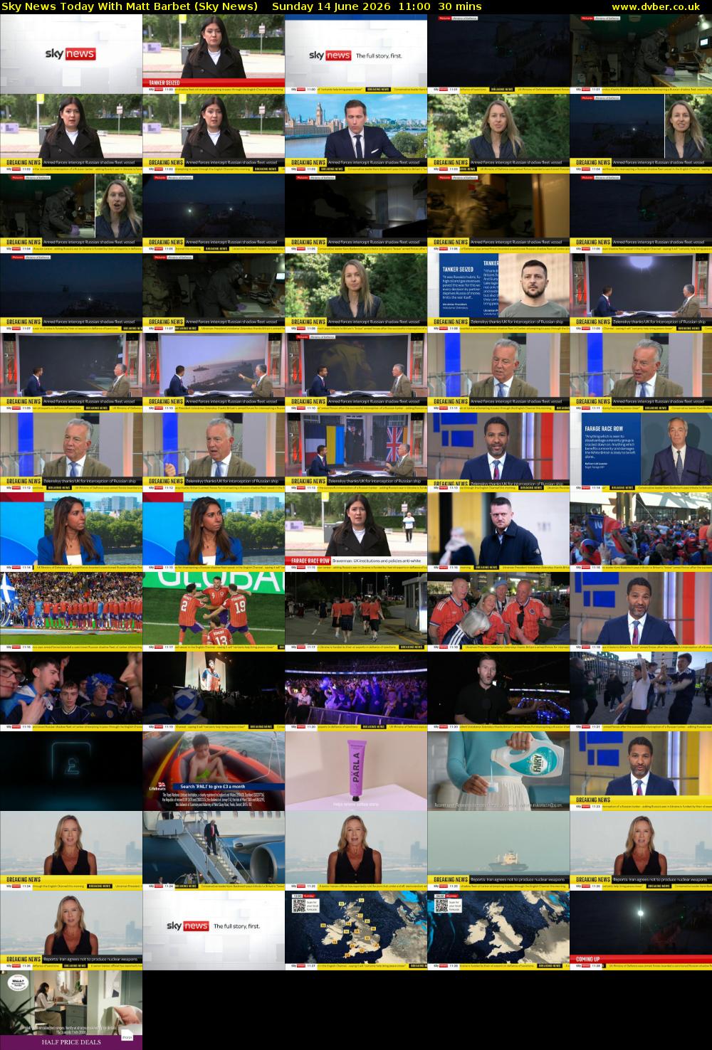 Sky News Today With Matt Barbet (Sky News) Sunday 14 June 2026 11:00 - 11:30