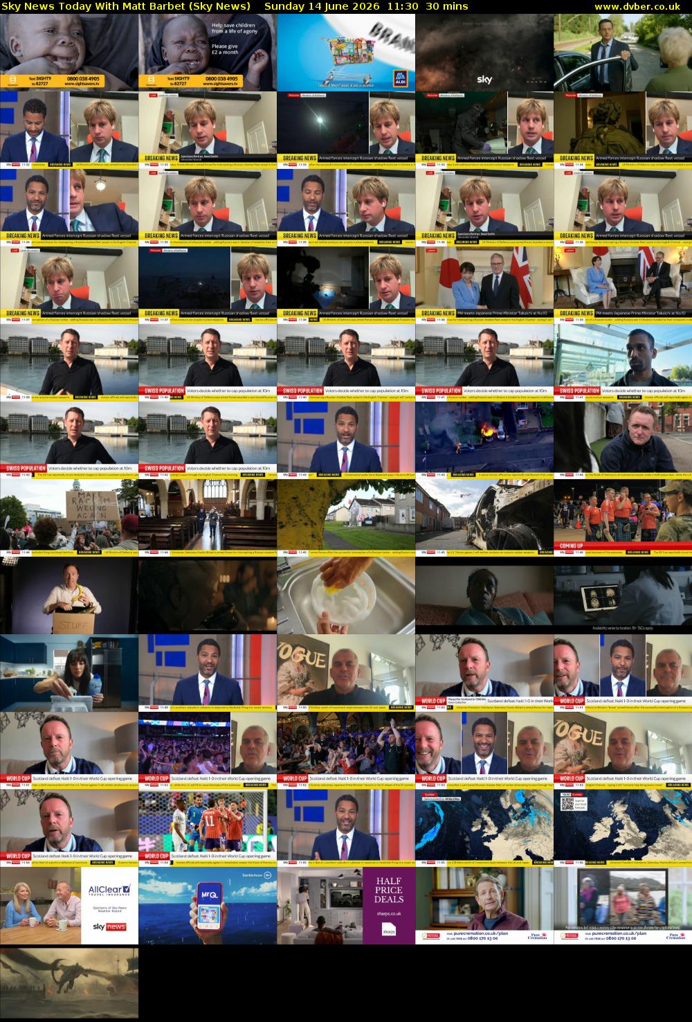 Sky News Today With Matt Barbet (Sky News) Sunday 14 June 2026 11:30 - 12:00