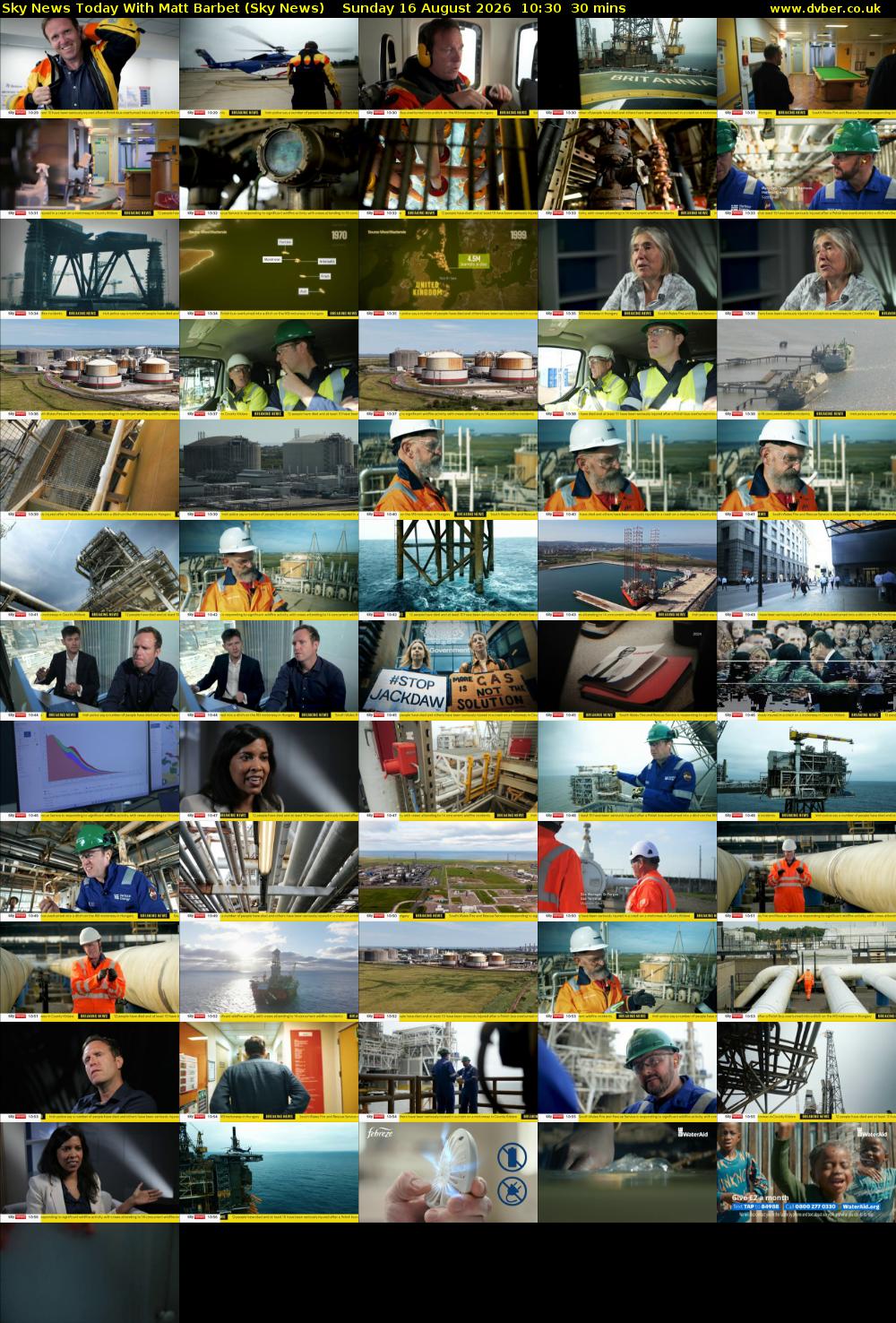 Sky News Today With Matt Barbet (Sky News) Sunday 16 August 2026 10:30 - 11:00