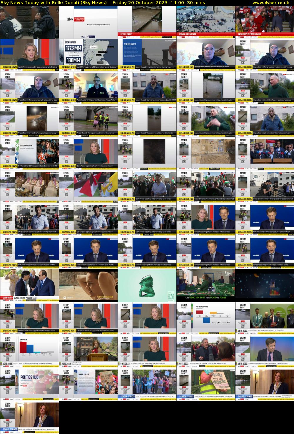 Sky News Today with Belle Donati (Sky News) Friday 20 October 2023 14:00 - 14:30