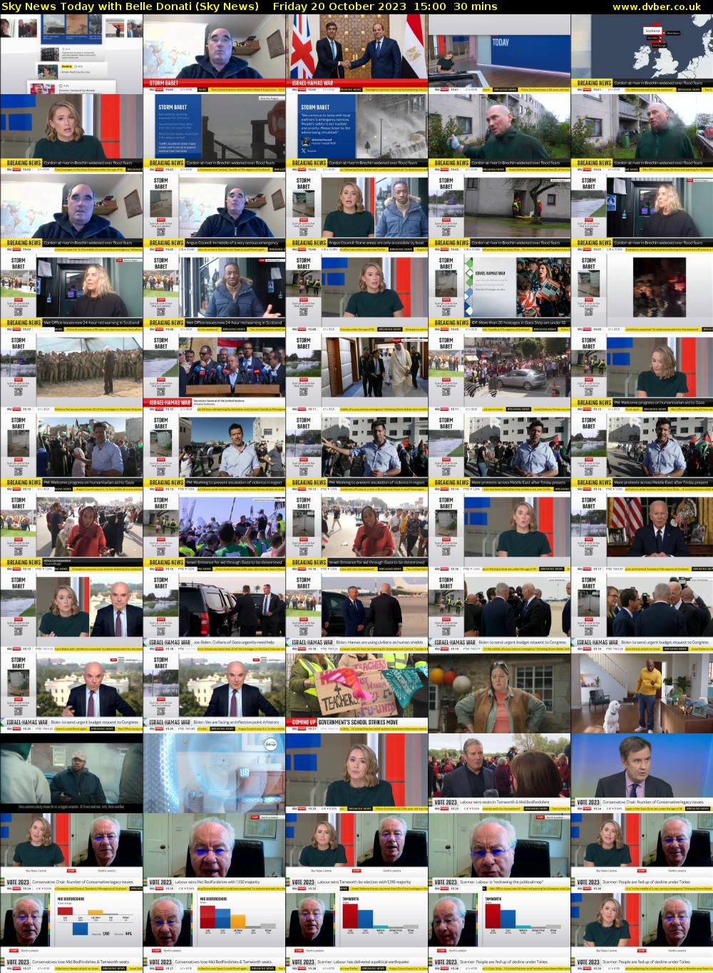 Sky News Today with Belle Donati (Sky News) Friday 20 October 2023 15:00 - 15:30