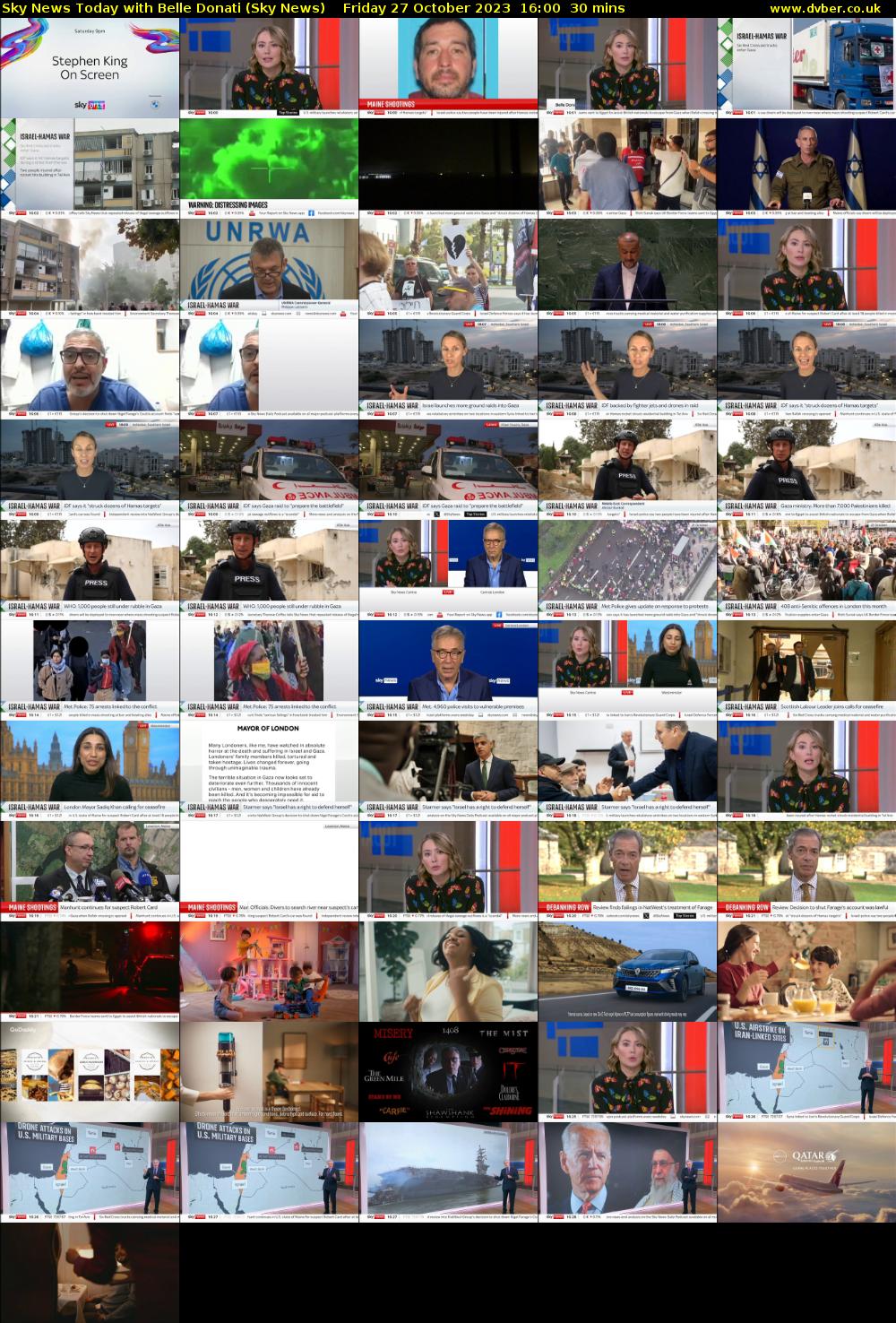 Sky News Today with Belle Donati (Sky News) Friday 27 October 2023 16:00 - 16:30