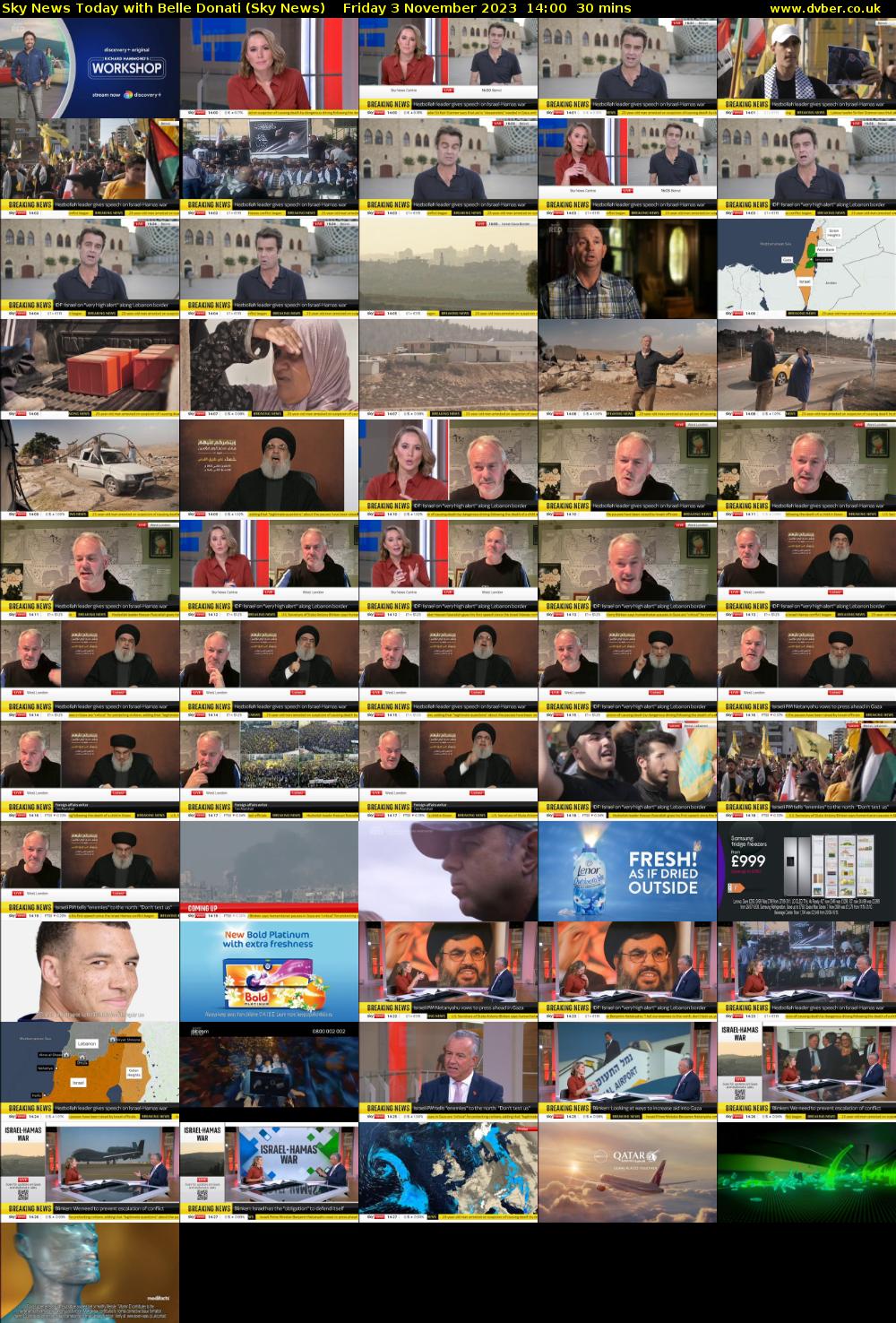 Sky News Today with Belle Donati (Sky News) Friday 3 November 2023 14:00 - 14:30