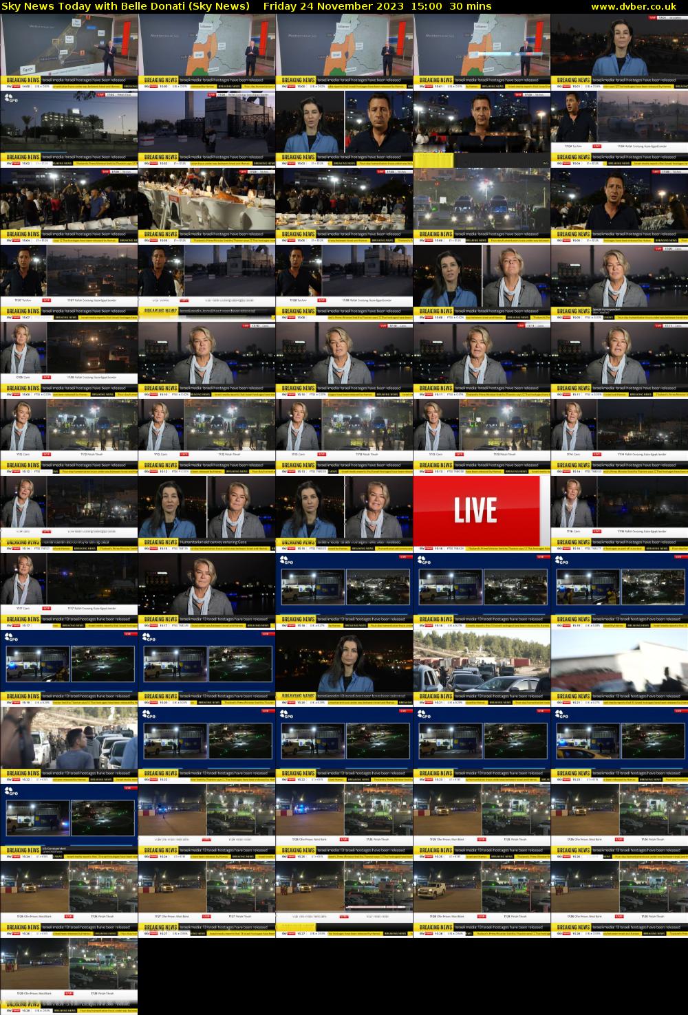 Sky News Today with Belle Donati (Sky News) Friday 24 November 2023 15:00 - 15:30
