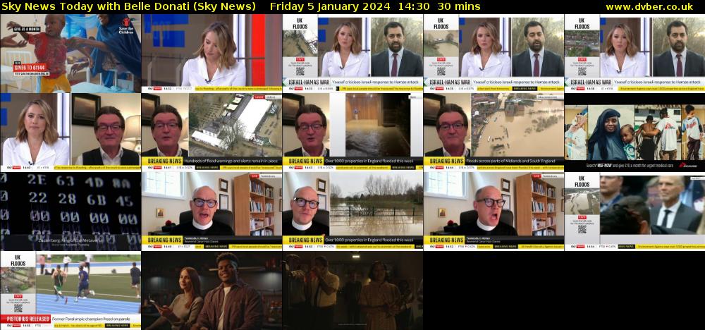 Sky News Today with Belle Donati (Sky News) Friday 5 January 2024 14:30 - 15:00