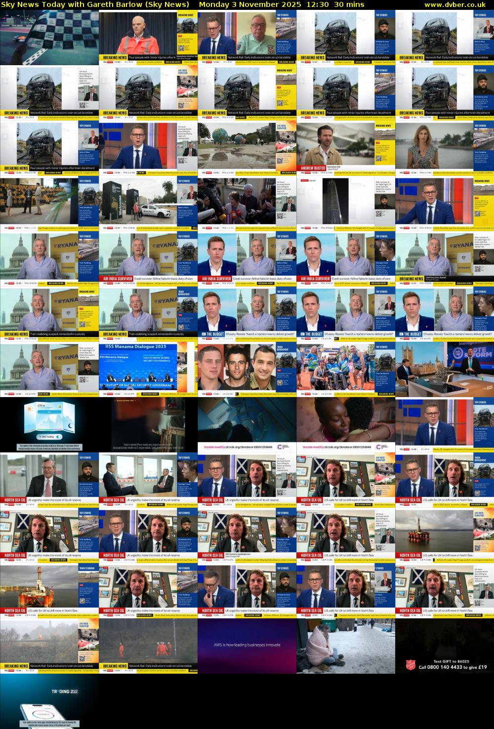 Sky News Today with Gareth Barlow (Sky News) Monday 3 November 2025 12:30 - 13:00