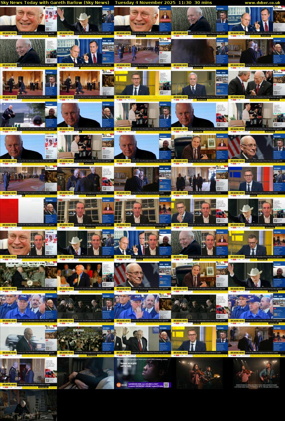 Sky News Today with Gareth Barlow (Sky News) Tuesday 4 November 2025 11:30 - 12:00