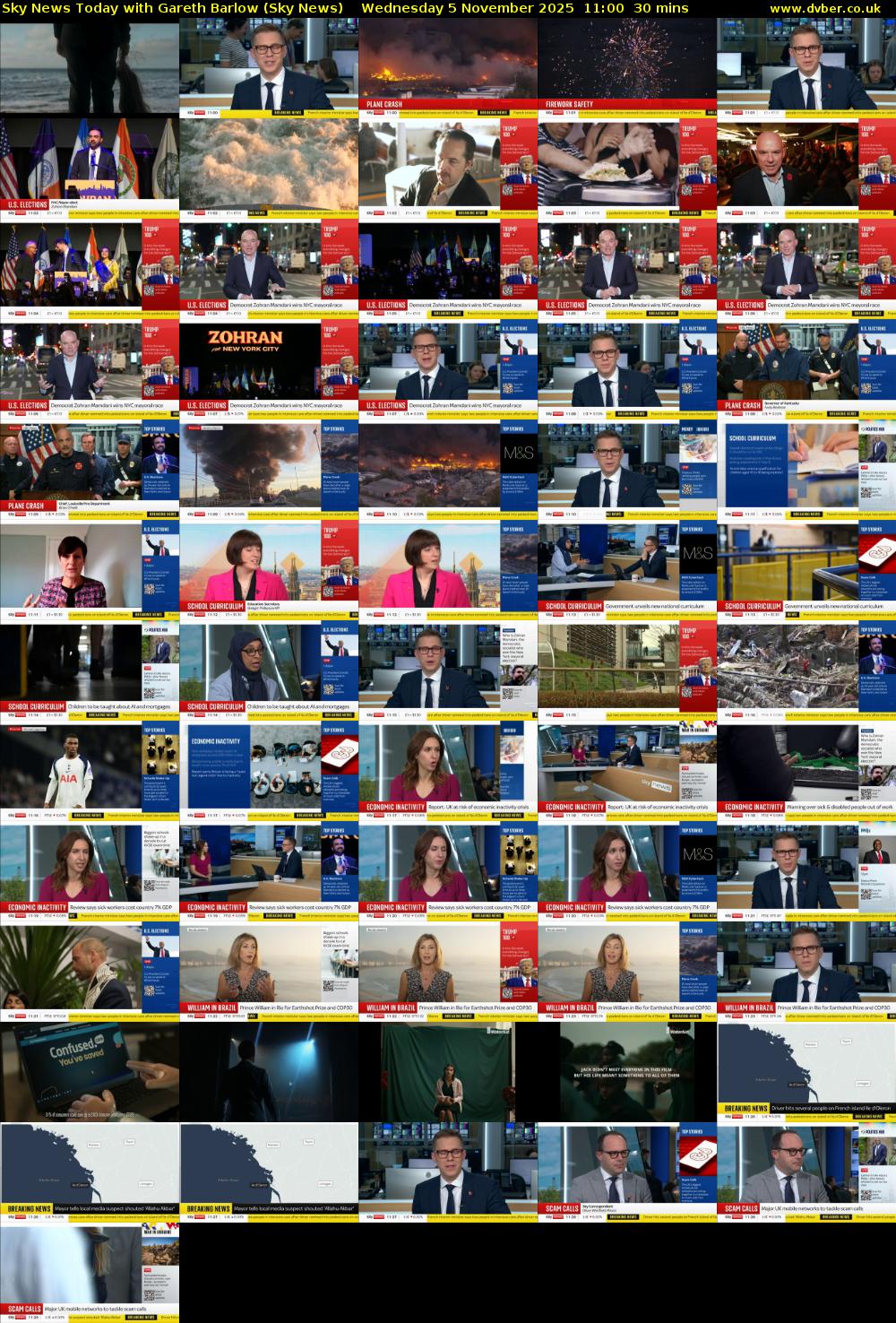 Sky News Today with Gareth Barlow (Sky News) Wednesday 5 November 2025 11:00 - 11:30