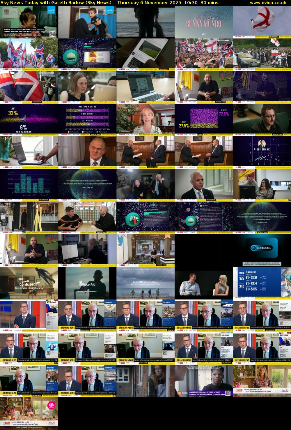 Sky News Today with Gareth Barlow (Sky News) Thursday 6 November 2025 10:30 - 11:00