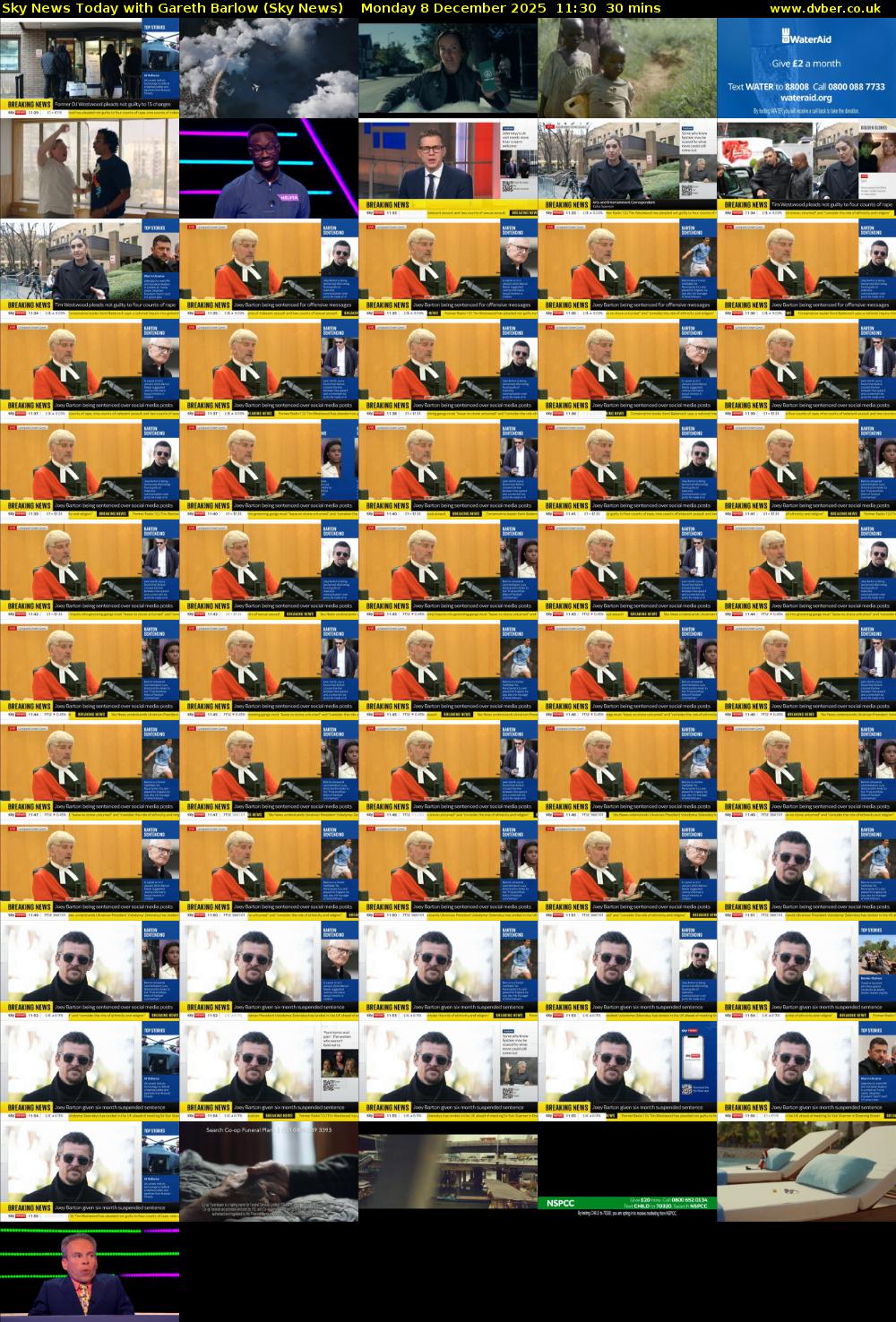 Sky News Today with Gareth Barlow (Sky News) Monday 8 December 2025 11:30 - 12:00