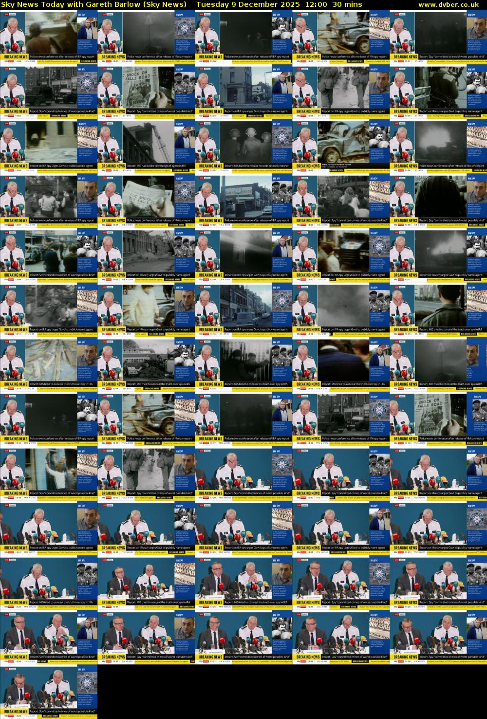 Sky News Today with Gareth Barlow (Sky News) Tuesday 9 December 2025 12:00 - 12:30