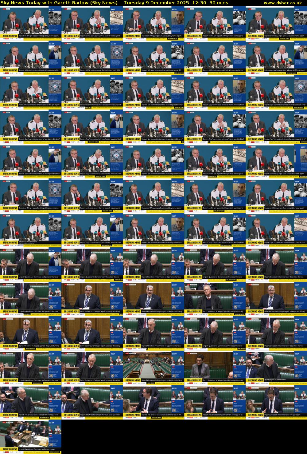 Sky News Today with Gareth Barlow (Sky News) Tuesday 9 December 2025 12:30 - 13:00