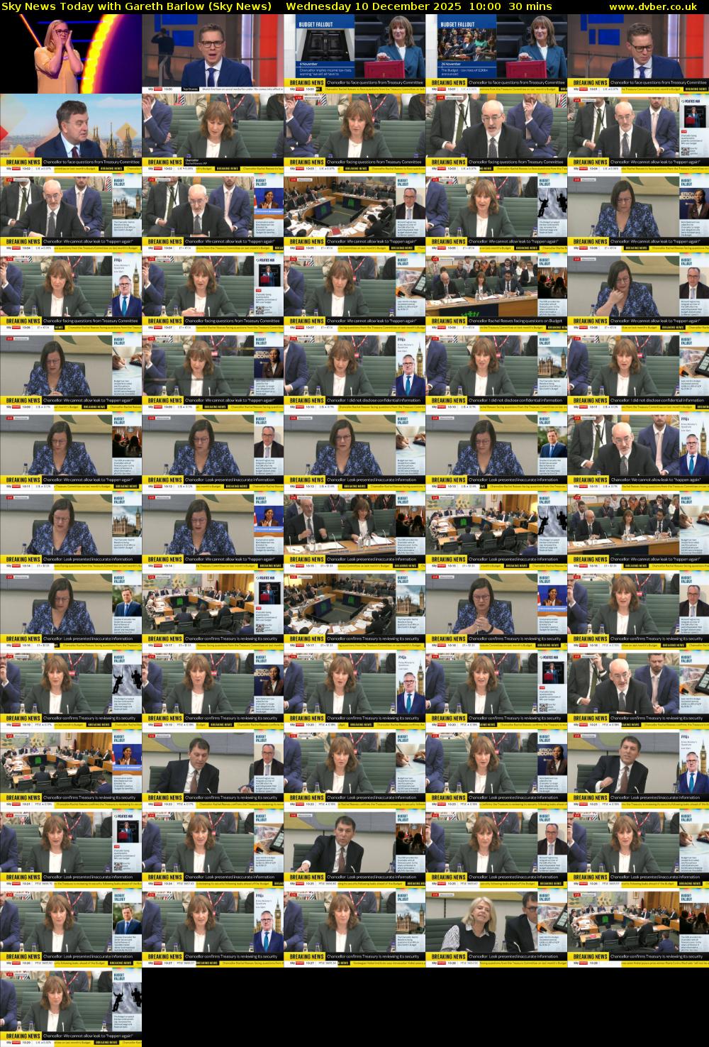 Sky News Today with Gareth Barlow (Sky News) Wednesday 10 December 2025 10:00 - 10:30