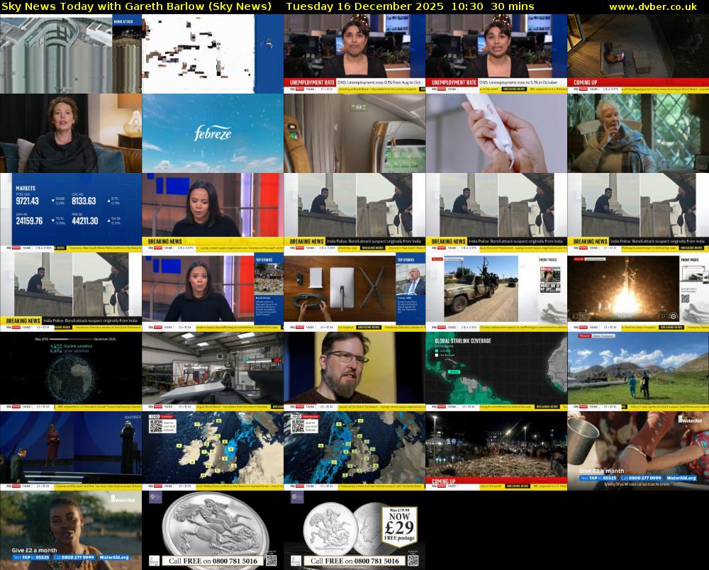 Sky News Today with Gareth Barlow (Sky News) Tuesday 16 December 2025 10:30 - 11:00