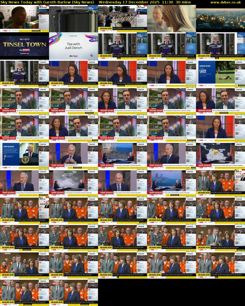 Sky News Today with Gareth Barlow (Sky News) Wednesday 17 December 2025 11:30 - 12:00