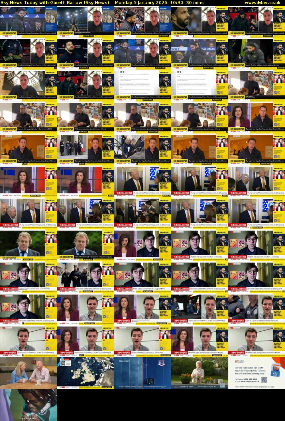 Sky News Today with Gareth Barlow (Sky News) Monday 5 January 2026 10:30 - 11:00