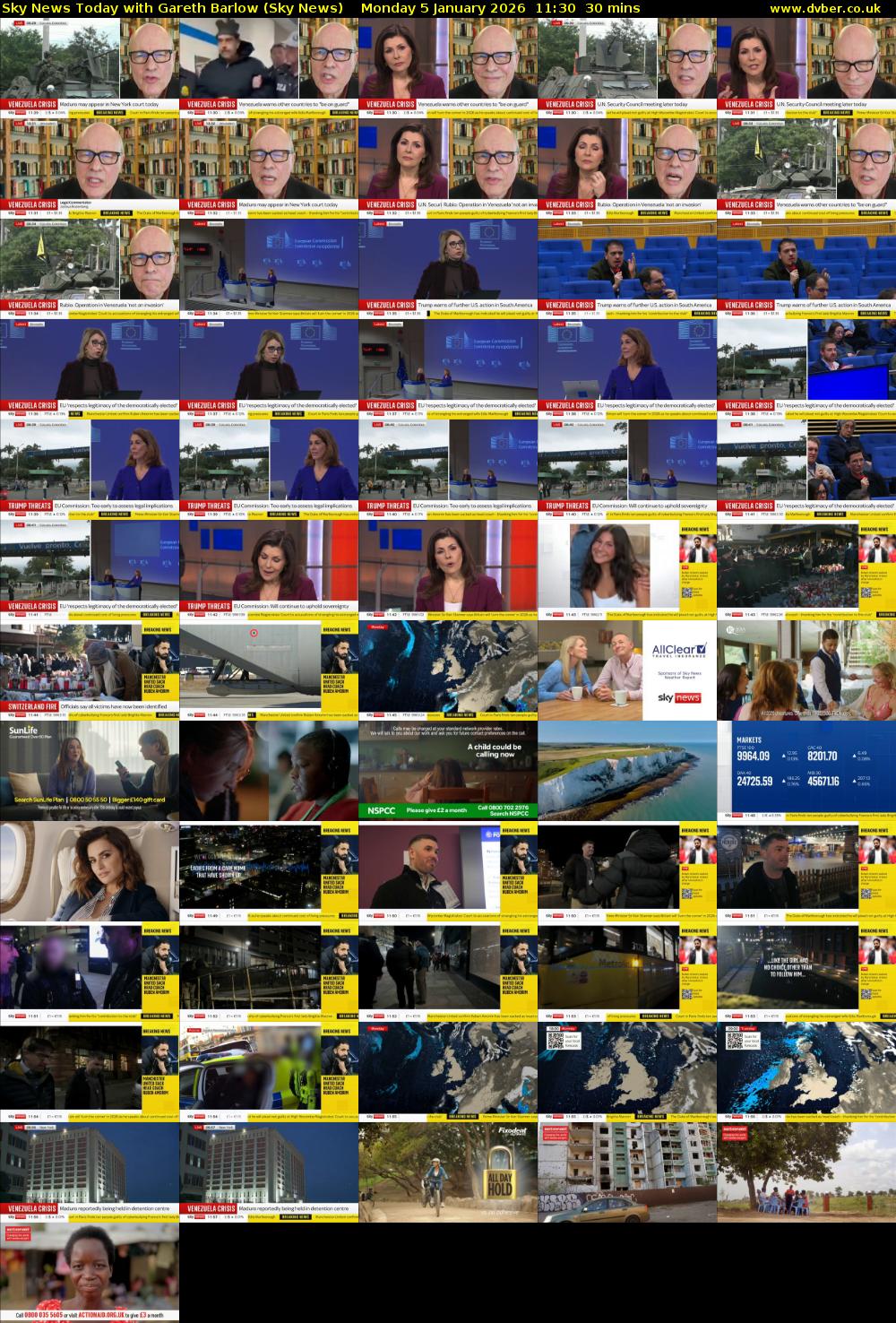 Sky News Today with Gareth Barlow (Sky News) Monday 5 January 2026 11:30 - 12:00