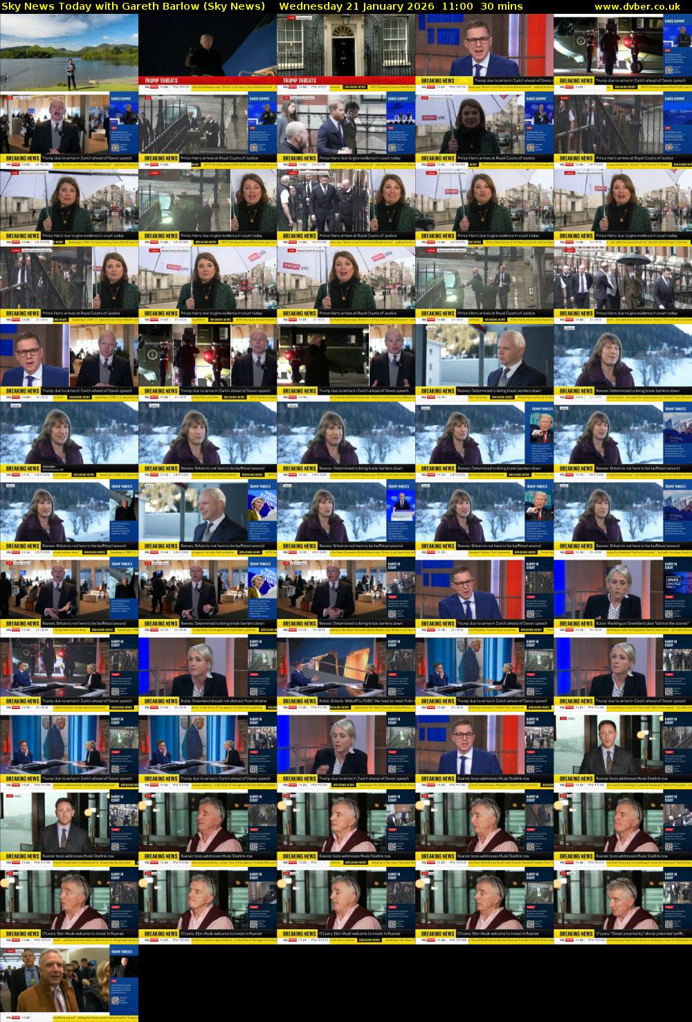 Sky News Today with Gareth Barlow (Sky News) Wednesday 21 January 2026 11:00 - 11:30