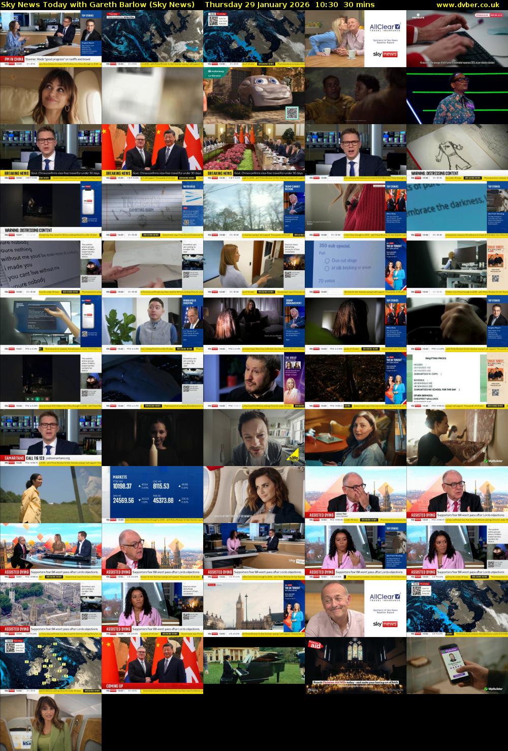 Sky News Today with Gareth Barlow (Sky News) Thursday 29 January 2026 10:30 - 11:00