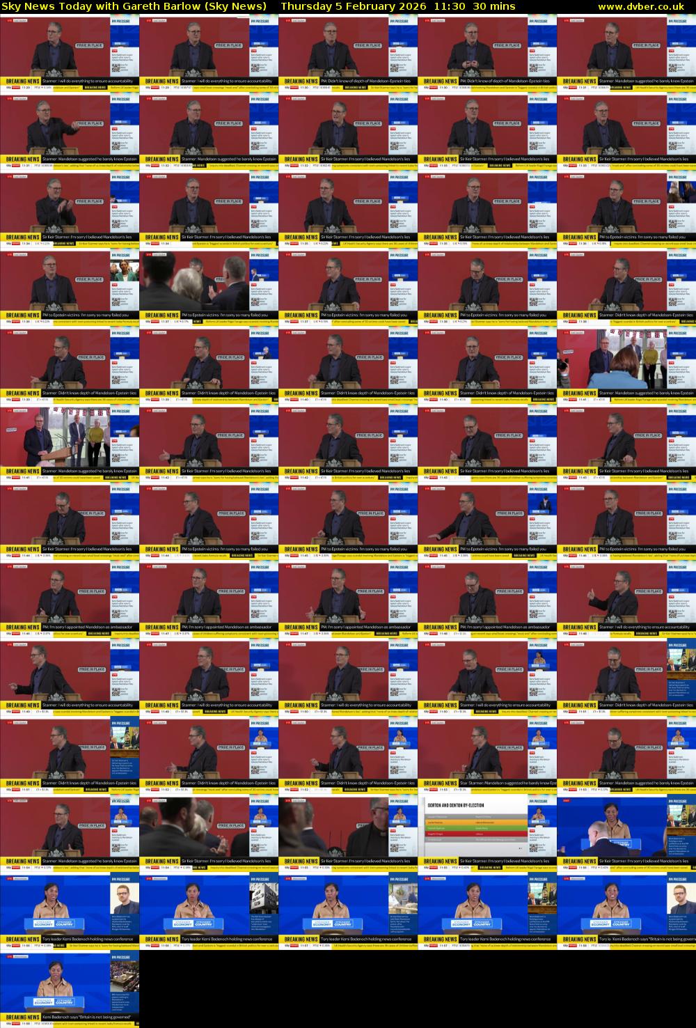 Sky News Today with Gareth Barlow (Sky News) Thursday 5 February 2026 11:30 - 12:00