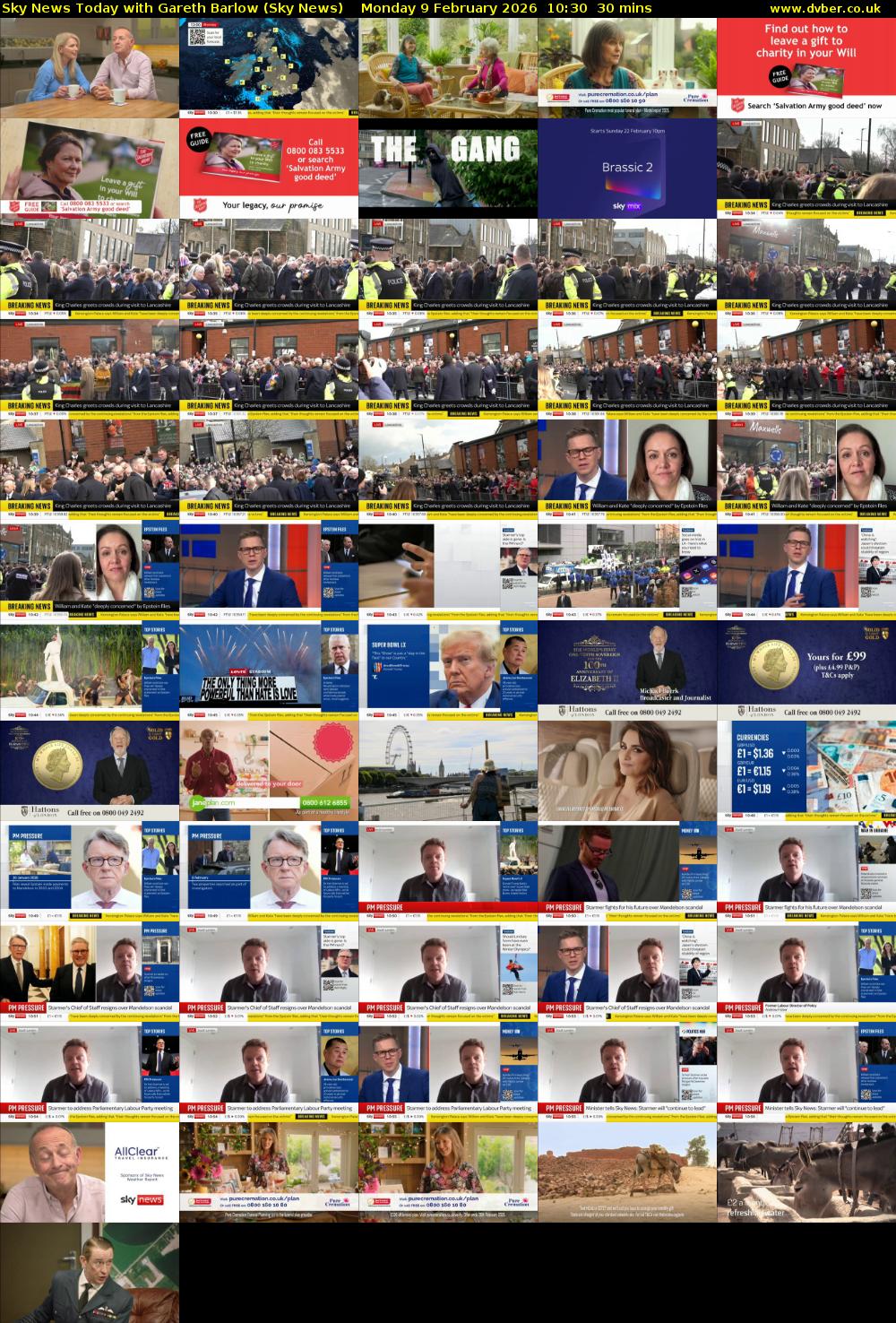 Sky News Today with Gareth Barlow (Sky News) Monday 9 February 2026 10:30 - 11:00