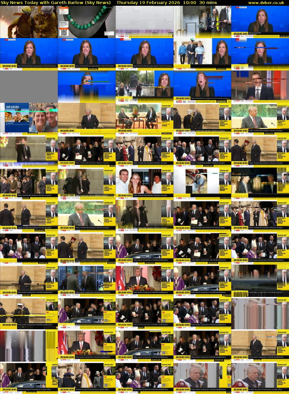 Sky News Today with Gareth Barlow (Sky News) Thursday 19 February 2026 10:00 - 10:30