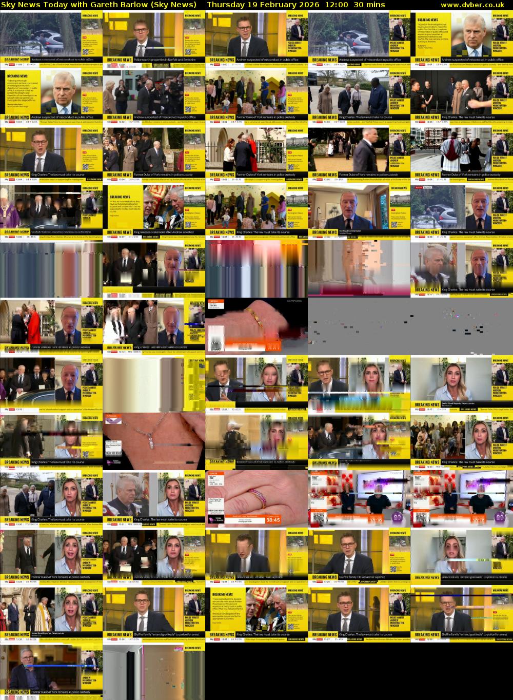 Sky News Today with Gareth Barlow (Sky News) Thursday 19 February 2026 12:00 - 12:30