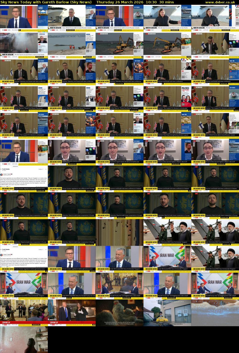 Sky News Today with Gareth Barlow (Sky News) Thursday 26 March 2026 10:30 - 11:00