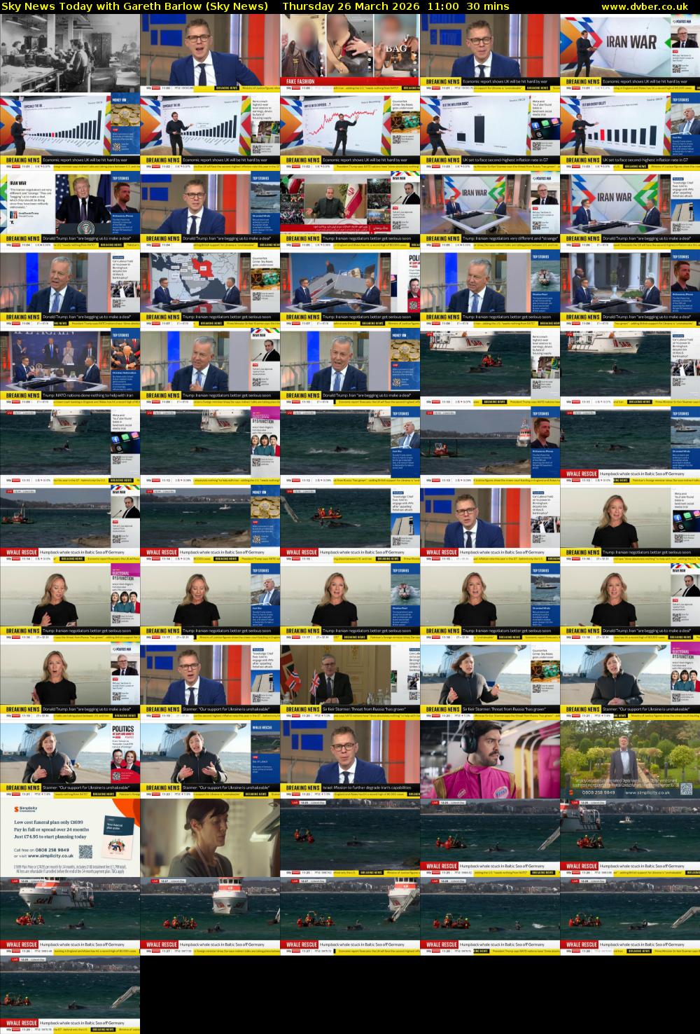 Sky News Today with Gareth Barlow (Sky News) Thursday 26 March 2026 11:00 - 11:30