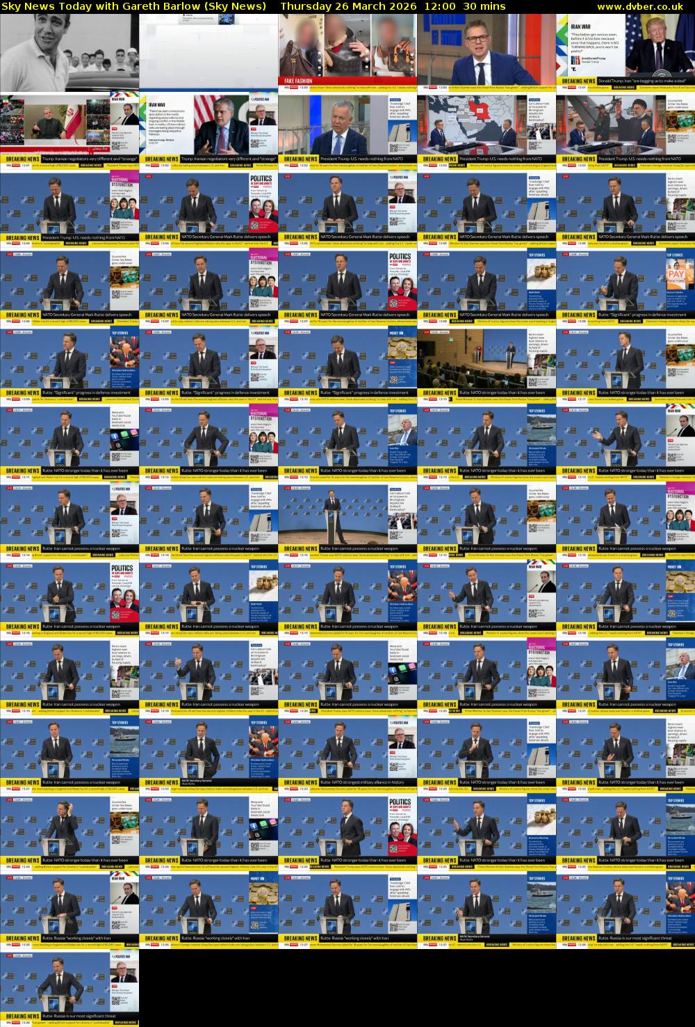 Sky News Today with Gareth Barlow (Sky News) Thursday 26 March 2026 12:00 - 12:30