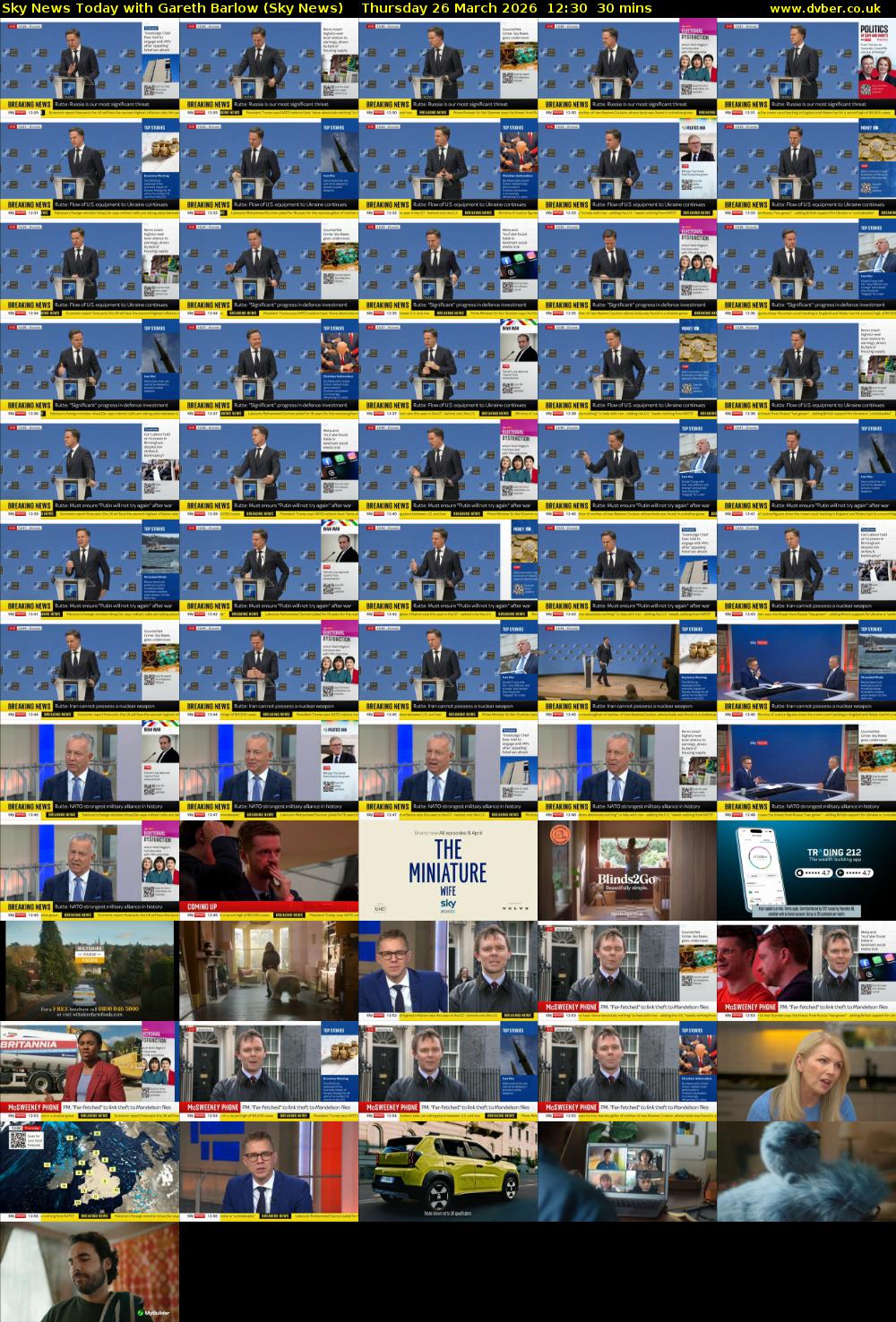 Sky News Today with Gareth Barlow (Sky News) Thursday 26 March 2026 12:30 - 13:00