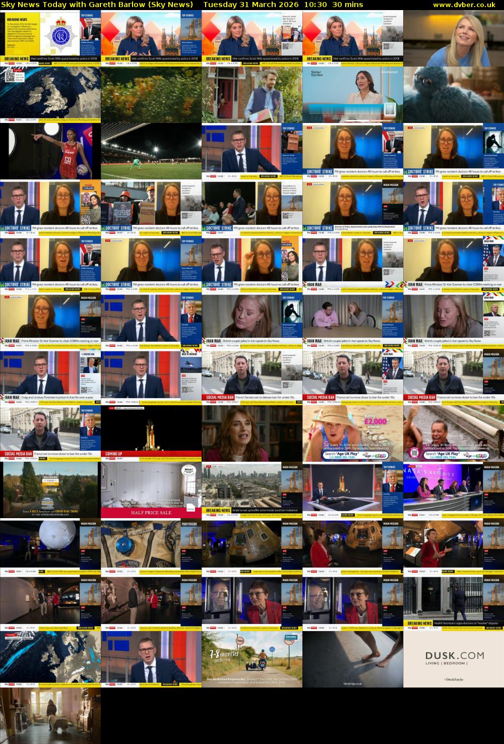 Sky News Today with Gareth Barlow (Sky News) Tuesday 31 March 2026 10:30 - 11:00